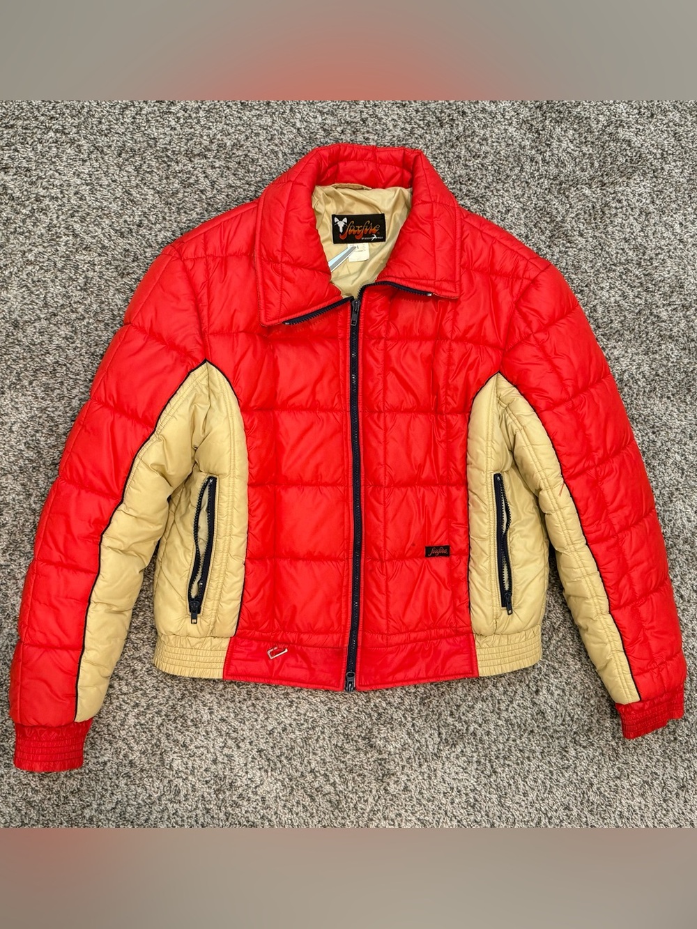🔥 Rare Vintage 80s Foxfire Gibson Weis Colorblock Puffer Ski Jacket L Men’s